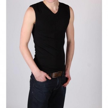 Beeren bodywear t shirt mouwloos v hals